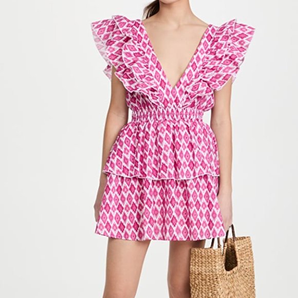 Playa Lucila Ruffle Mini Dress - Picture 1 of 5